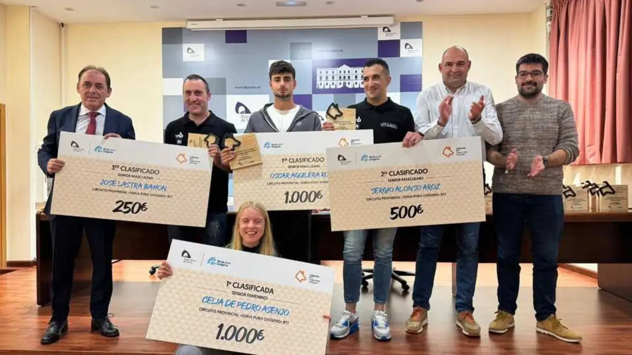 Entrega de premios de los Circuitos &lsquo;Soria puro ox&iacute;geno&rsquo; BTT y Trail Running 0117