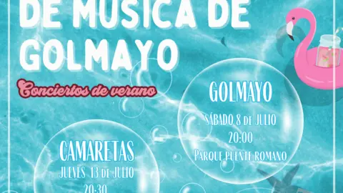 Conciertos de verano de la Banda de M&uacute;sica de Golmayo