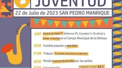 Fiestas de la Juventud en San Pedro Manrique