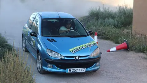 Prueba de slalom en Borobia