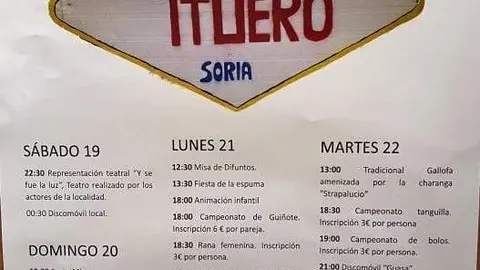 Fiestas de Ituero