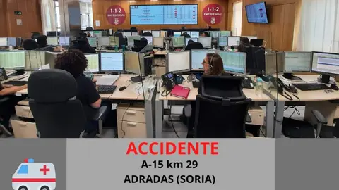 Accidente en Adradas