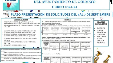 Escuela de M&uacute;sica de Golmayo
