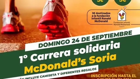 Carerra solidaria McDonads Soria