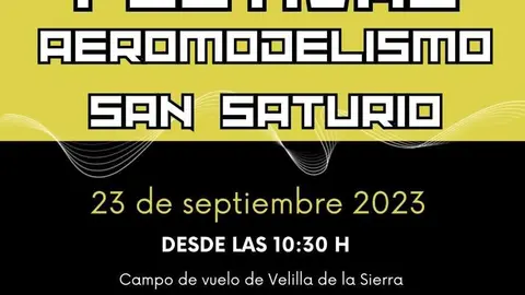Festival de aeromodelismo San Saturio