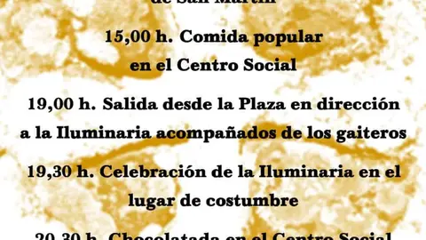 Cartel de San Mart&iacute;n