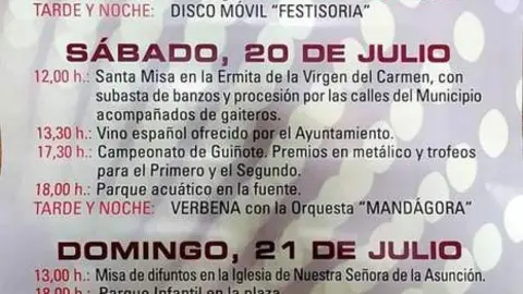 Fiestas en Bayubas de Arriba