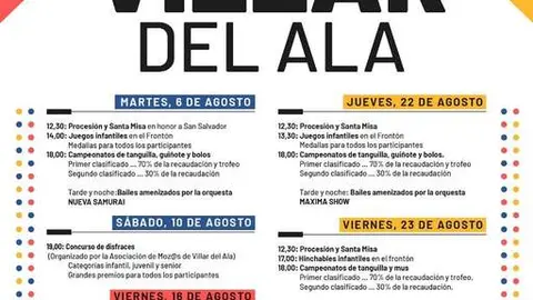 Fiestas en Villar del Ala