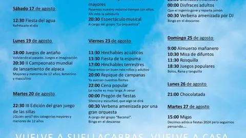 Fiestas en Suellacabras
