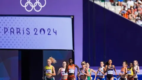 Serie de Marta P&eacute;rez del 1.500 de los Juegos Ol&iacute;mpicos de Par&iacute;s. Foto Sportmedia