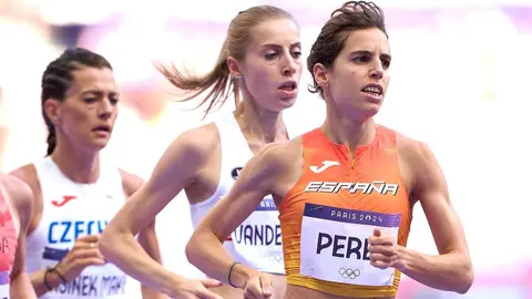 Marta P&eacute;rez, en su serie de ayer. Foto COE
