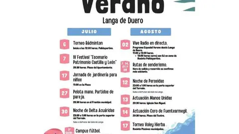 Verano cultural de Langa de Duero