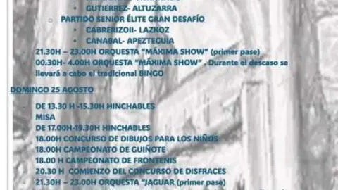 Fiestas en Villasayas