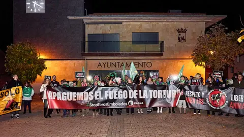 Manifestaci&oacute;n contra Toro Jubilo en 2024