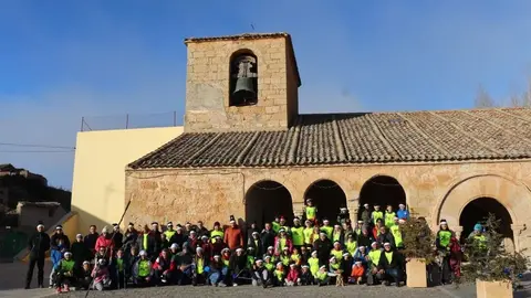 Marcha de monta&ntilde;a a pie Pe&ntilde;alba-San Esteban