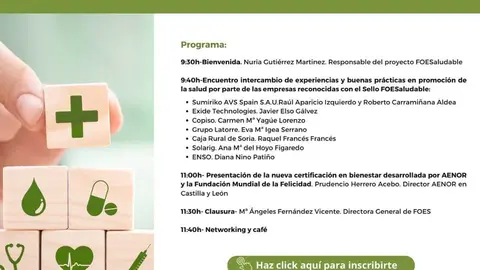 FOES conmemora el D&iacute;a Mundial de la Seguridad y Salud en el Trabajo