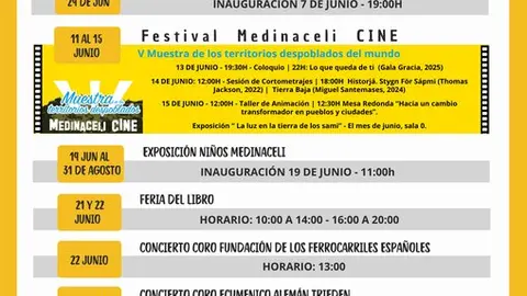 Programaci&oacute;n cultural en Medinaceli