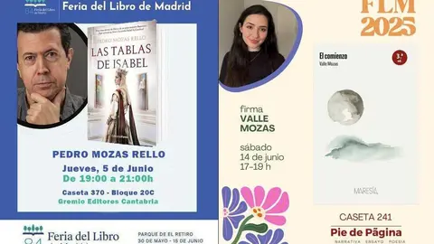 Madru&eacute;dano y Modamio en la Feria del Libro de Madrid