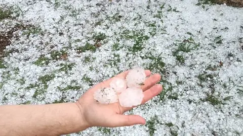 Granizada en Abejar 12