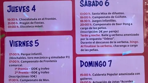 Fiestas en Vadillo
