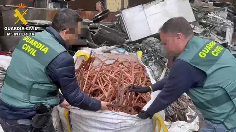 Robo de cobre