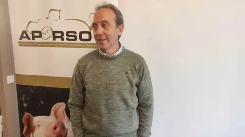 El presidente de APORSO, Miguel &Aacute;ngel Ortiz