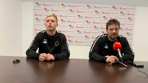 De izquierda a derecha: Bogdan Chopenko y Oriol Castellarnau