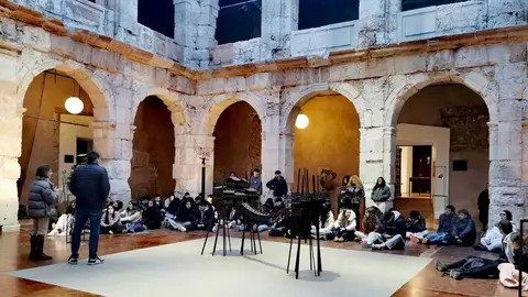 Visita alumnado del Instituto Canet del Mar al Palacio Ducal