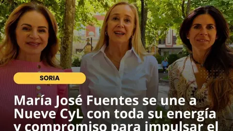 Mar&iacute;a Jos&eacute; Fuentes junto a Clemente en la presentaci&oacute;n