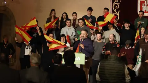 Mitin de Abascal en Soria