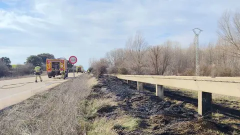 Incendio en la CL-116