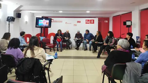 Reuni&oacute;n PSOE con varias asociaciones