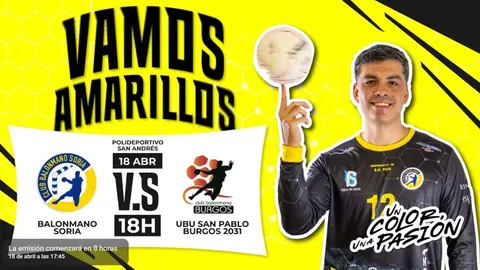 Enlace para ver online el Balonmano Soria-UBU San Pablo Burgos