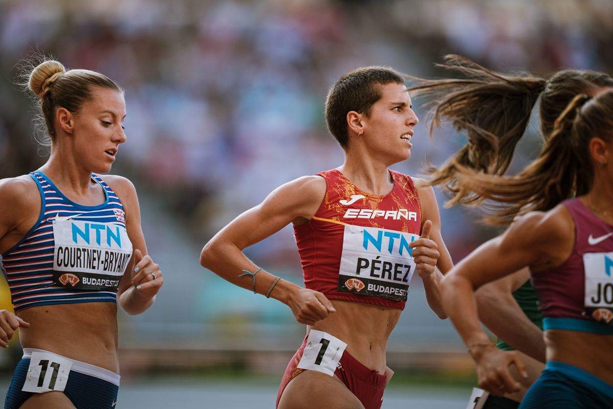 Marta Pérez, en la semifinal. Foto Sportmedia