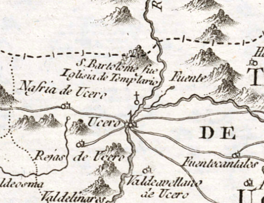 Mapa de Soria de 1783. San Bartolomé