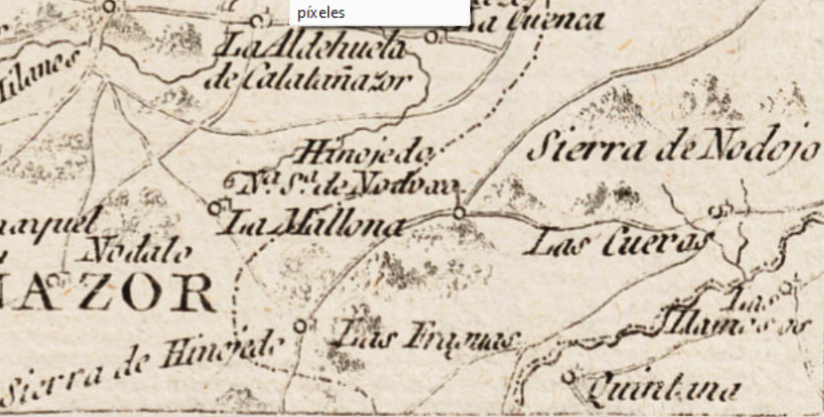 Mapa de Soria de 1783. Inodejo