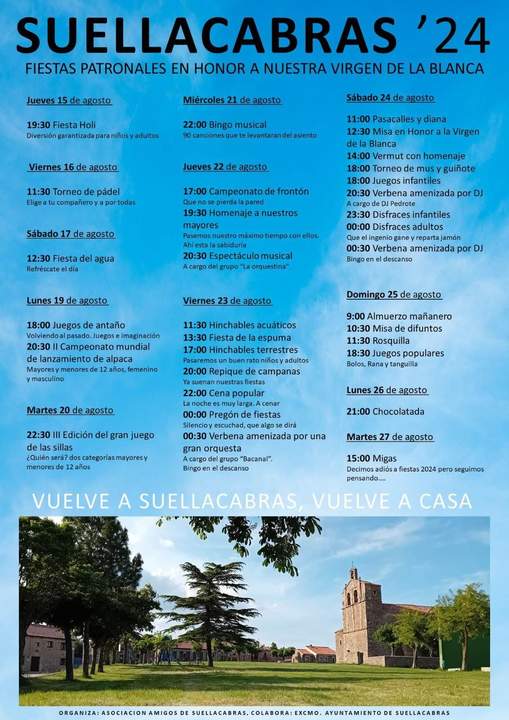 Fiestas en Suellacabras