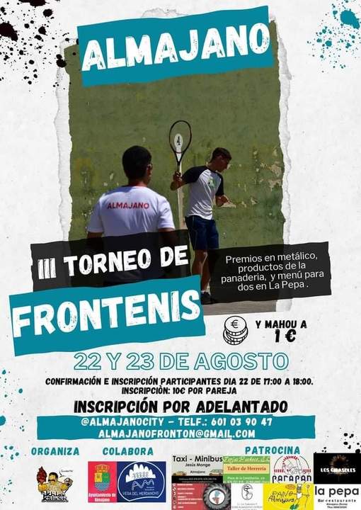 Torneo de frontenis Almajano