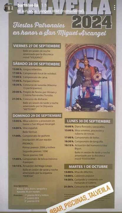 Fiestas en Talveila