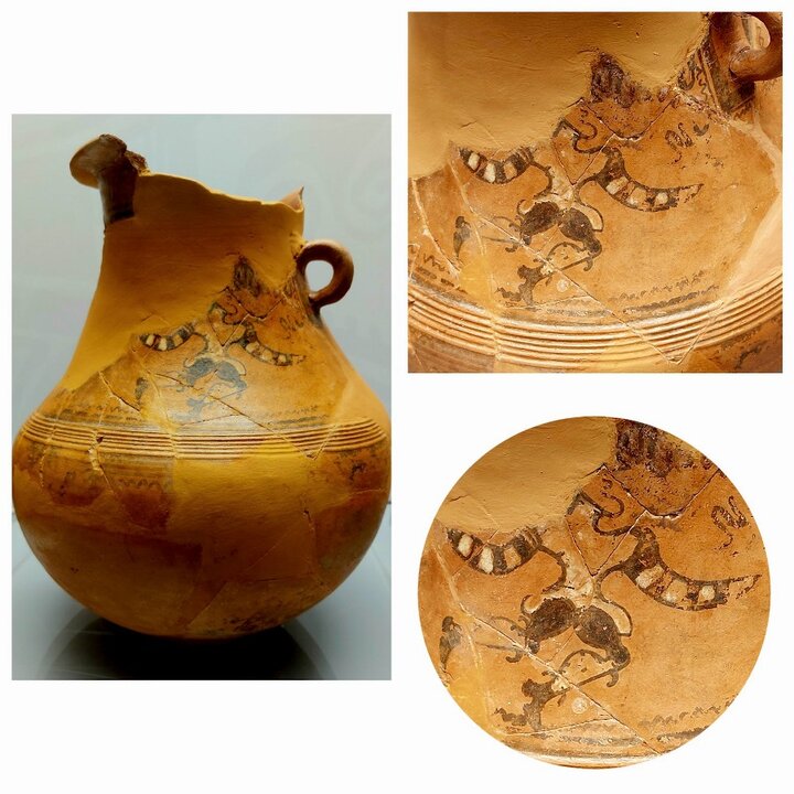 Jarra del danzante, Museo Numantino, fotografía de Jesús Lope