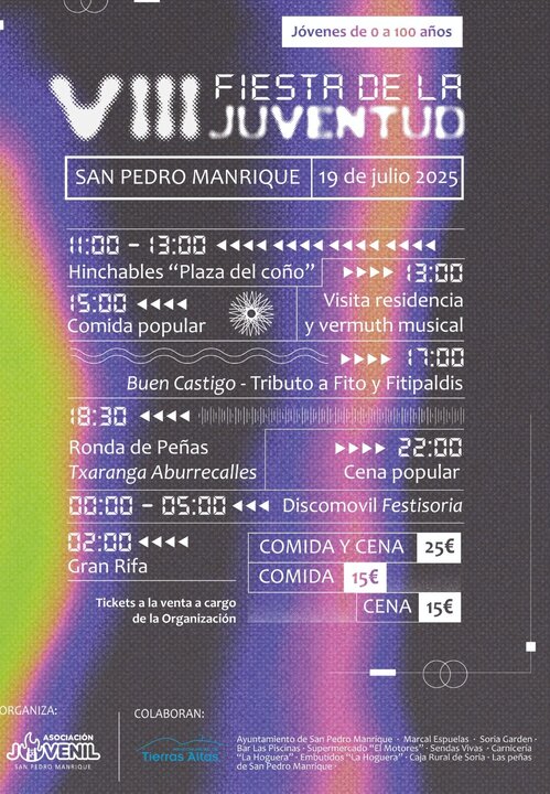 Fiestas Juventud San Pedro Manrique