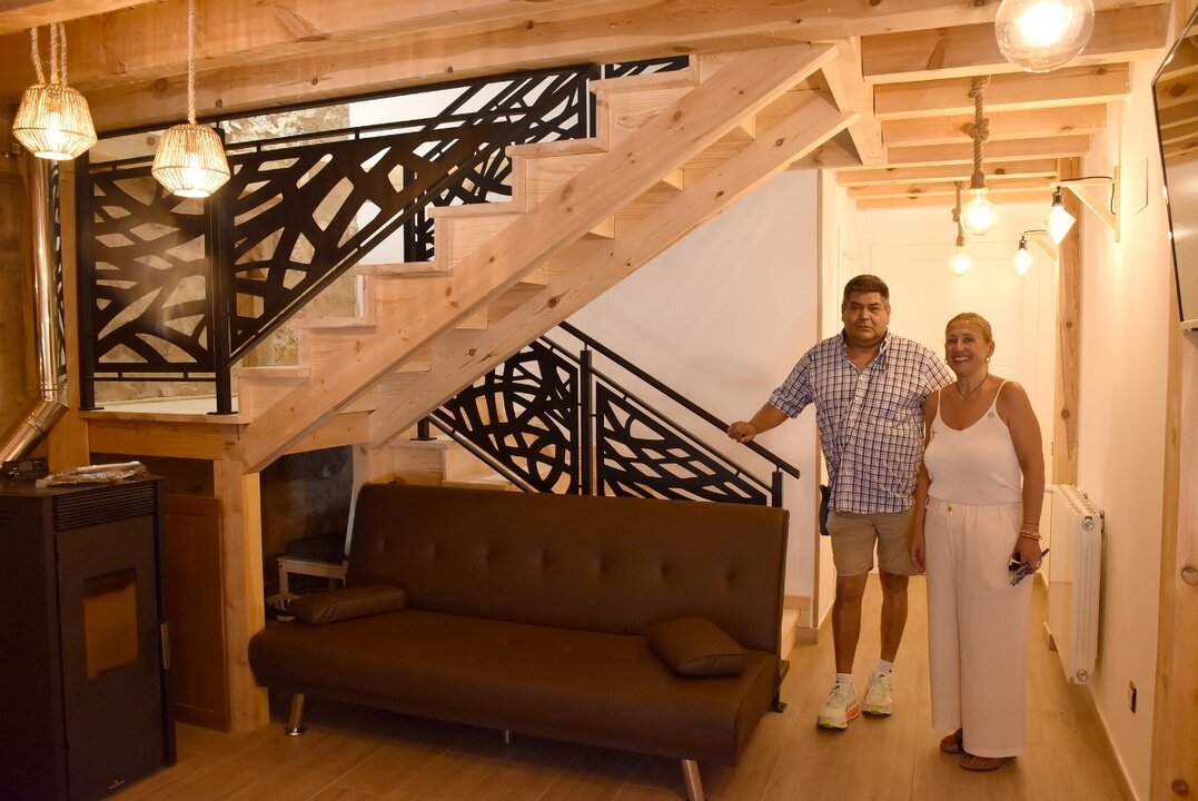 La delegada visitó una vivienda municipal destinada a alquiler