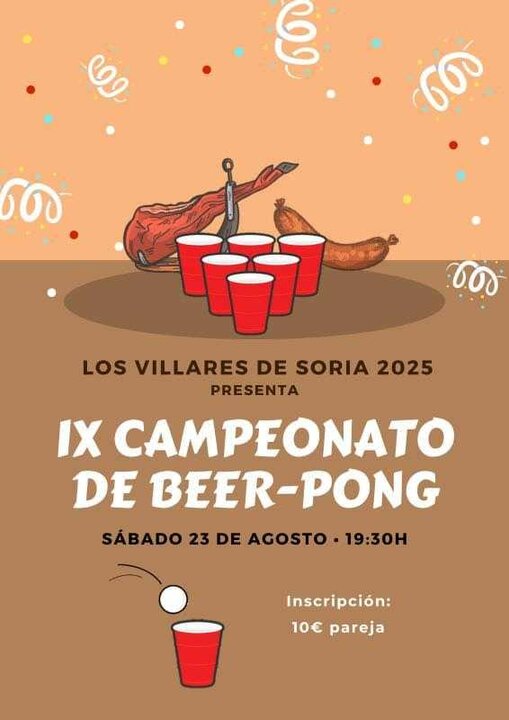 Los Villares de Soria Beer Pong