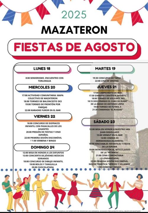 Fiestas en Mazaterón